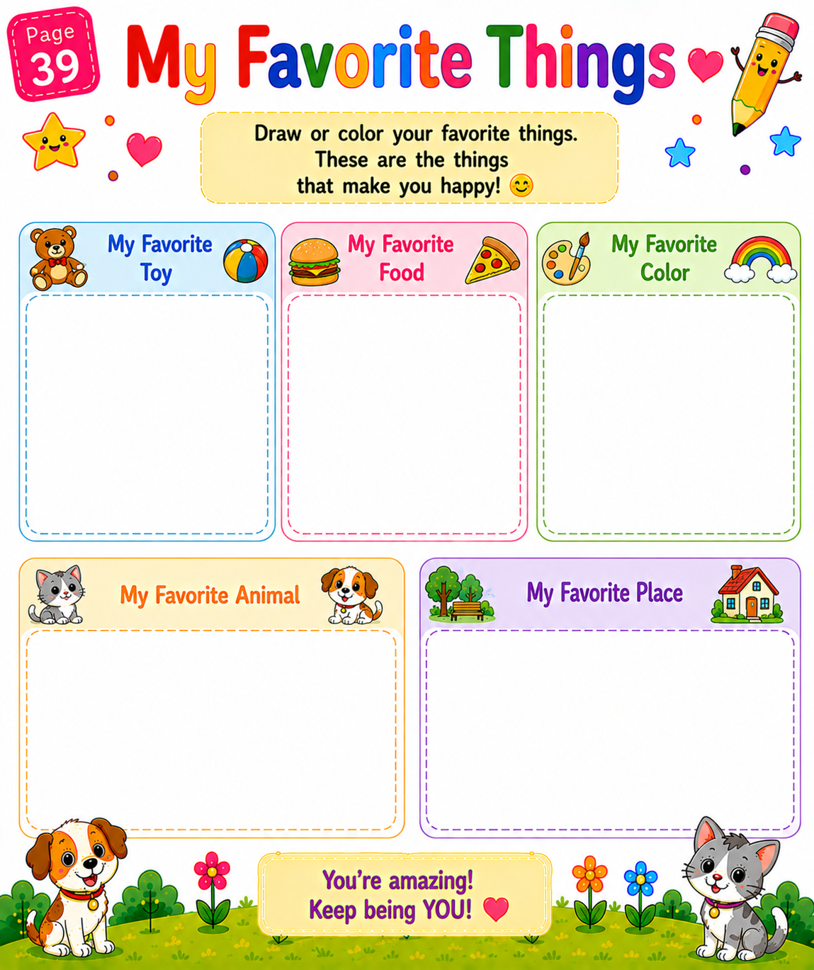 My Big Kids Activity Book: 40 Fun Learning Activities for Ages 4–7