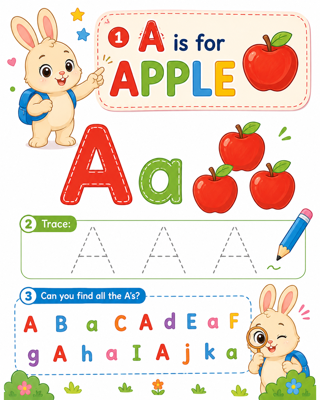 Back to School Activity Book for Kids Ages 3β6