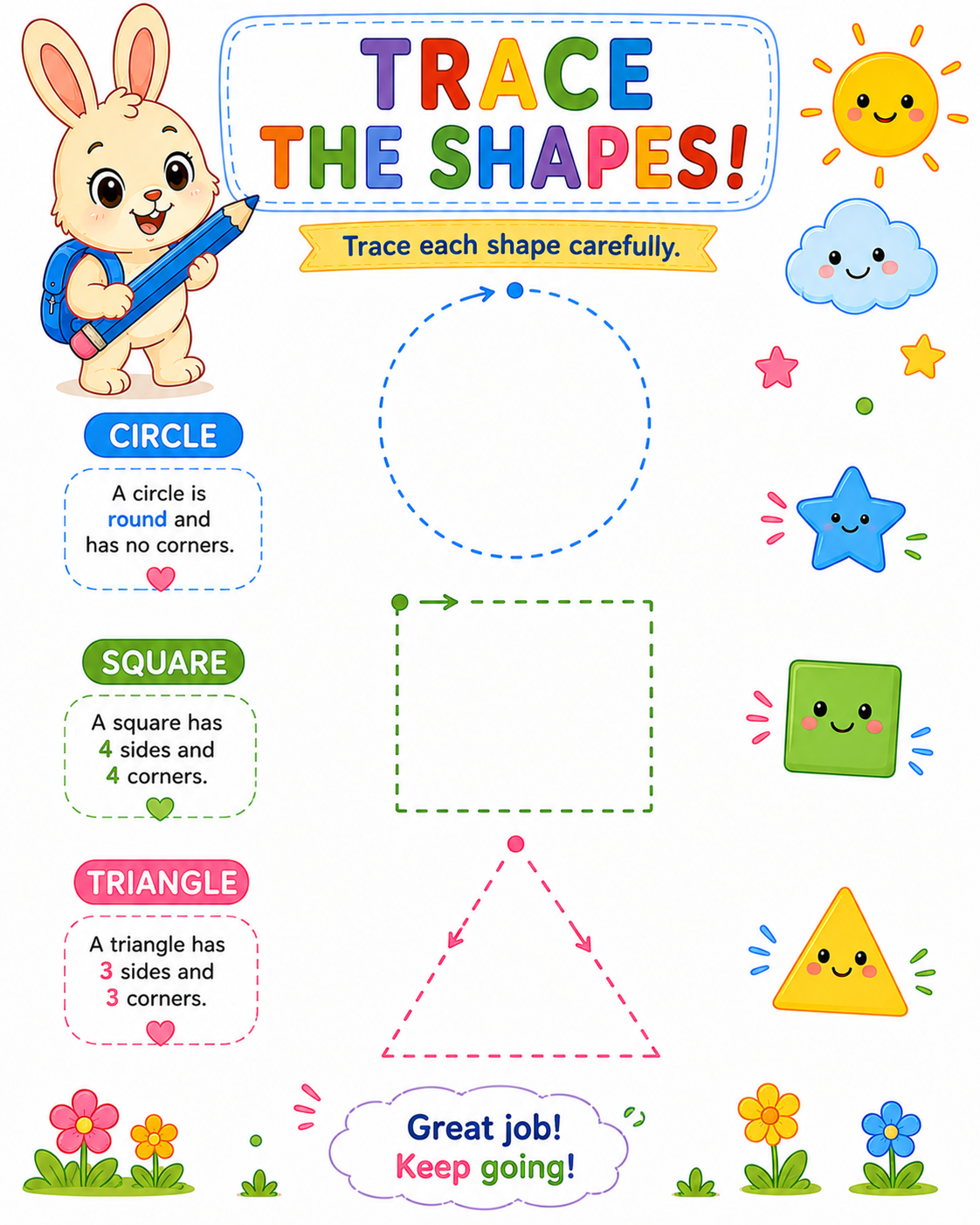 Back to School Activity Book for Kids Ages 3–6