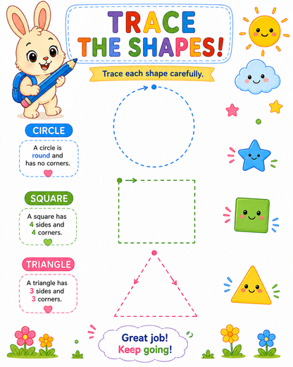 Back to School Activity Book for Kids Ages 3–6