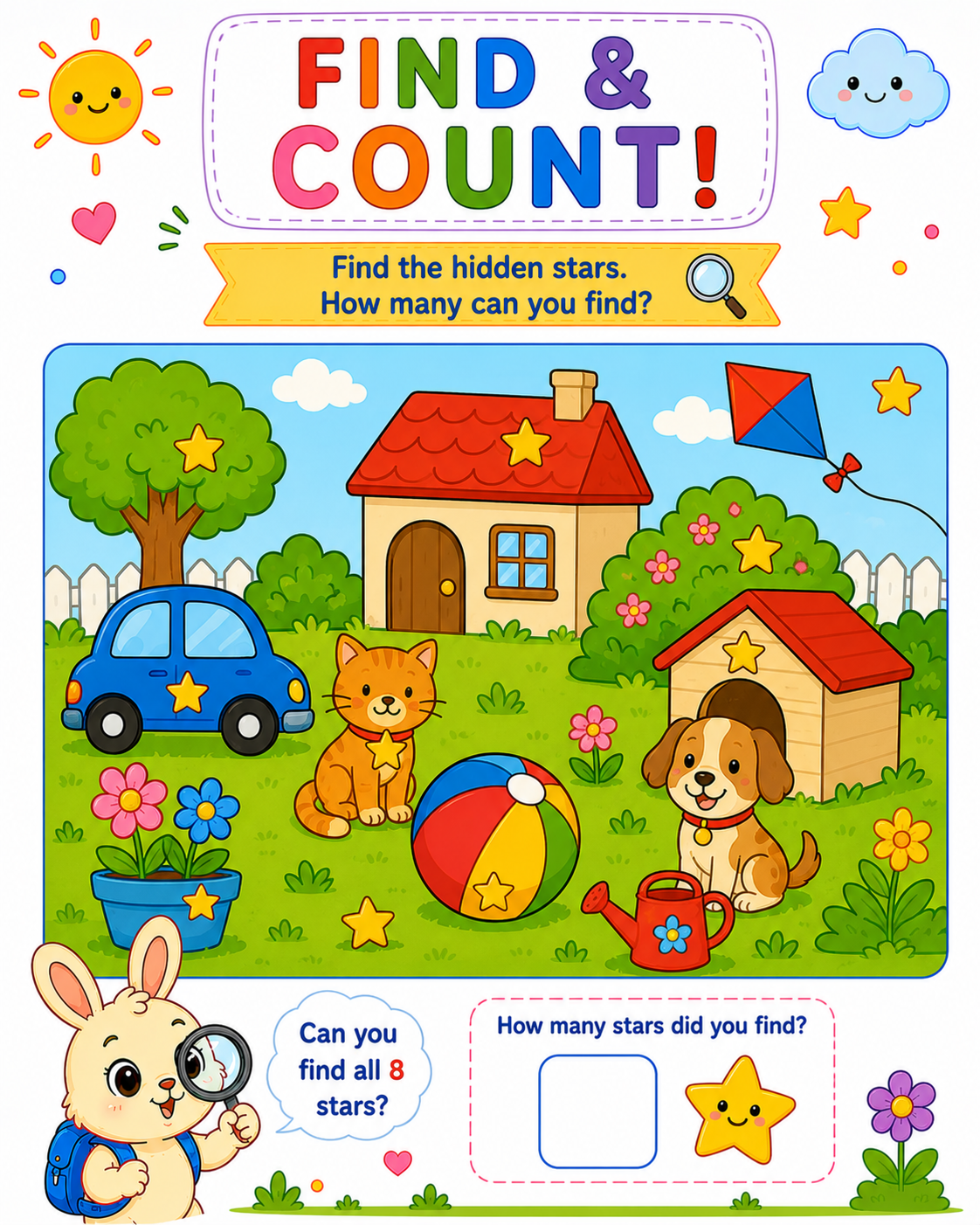 Back to School Activity Book for Kids Ages 3–6