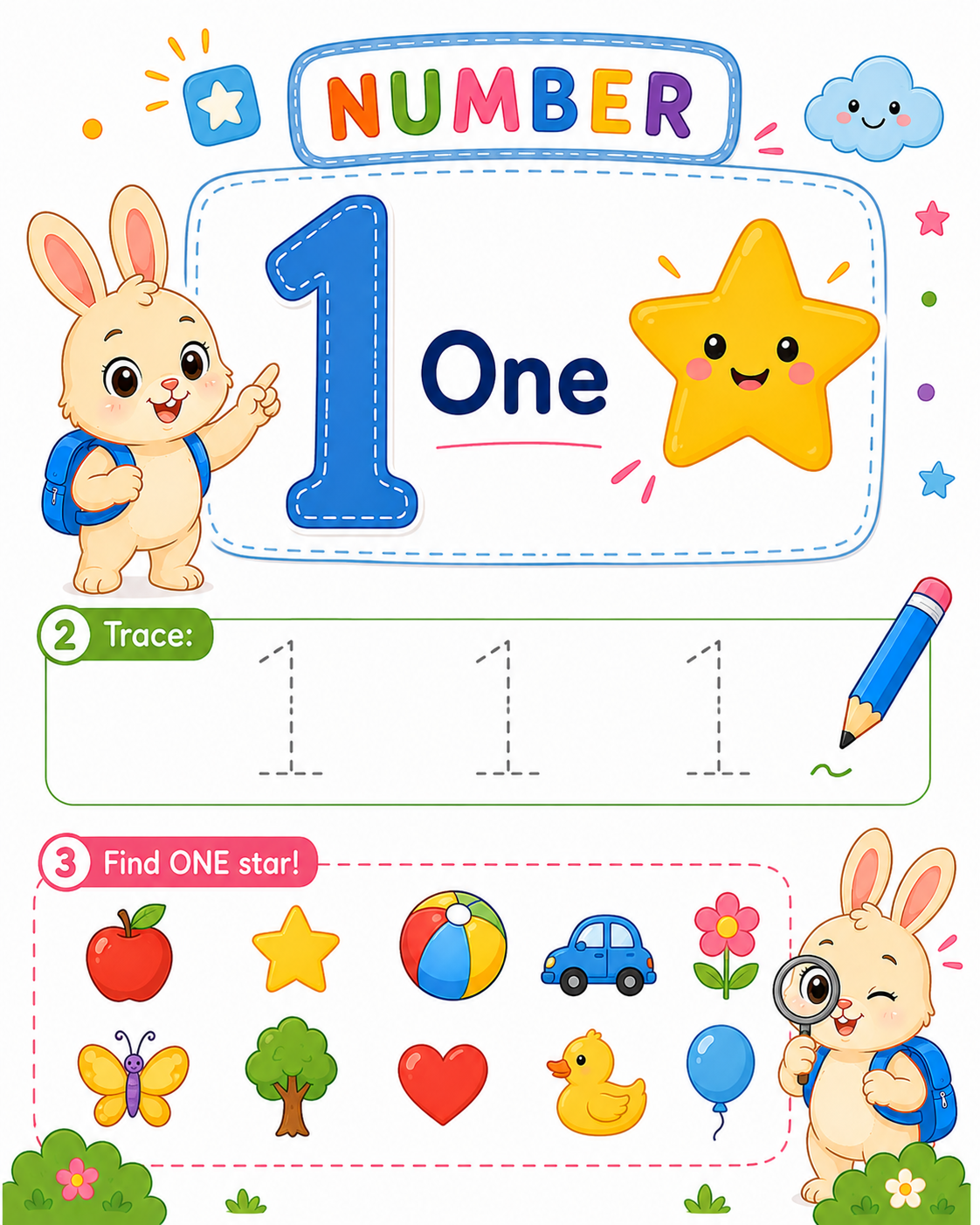 Back to School Activity Book for Kids Ages 3–6