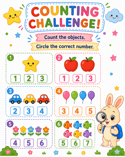 Back to School Activity Book for Kids Ages 3–6