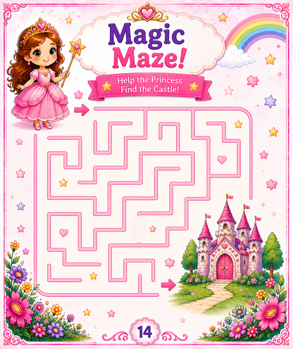 Fairy Tale Magic: Magical Coloring & Activity Book for Kids